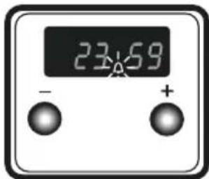 CONTINENTAL EDISON CECG6065FCB - Ajuste de tiempo de advertencia sonora El tiempo de advertencia sonora se pueda establecer en cualquier valor entre 0:00 y 23:59 horas. El tiempo de advertencia sonora solo sirve para recibir una advertencia. El hora no seactivará con esta función. - 3
