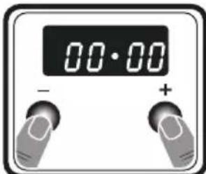 CONTINENTAL EDISON CECG6065FCB - Use of the Digital Minute Minder Timer-Time adjustment - 1