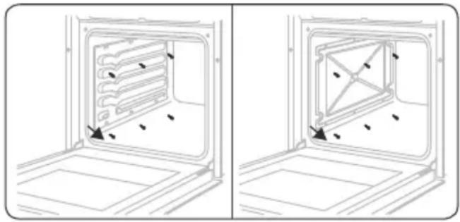 CONTINENTAL EDISON CECG6065FCB - Rimozione del rivestimento catalitico - 1