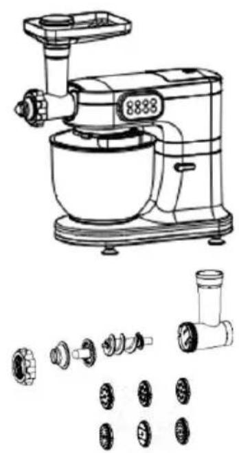 CONTINENTAL EDISON CEFM118R - U tilisation de la fonction hachoir - 3