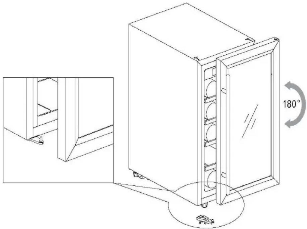 CONTINENTAL EDISON CECWC492ZC - Reverse the door - 2