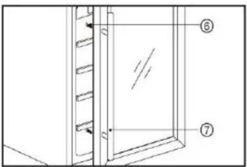 CONTINENTAL EDISON CECWC492ZC - Installing the handle - 1
