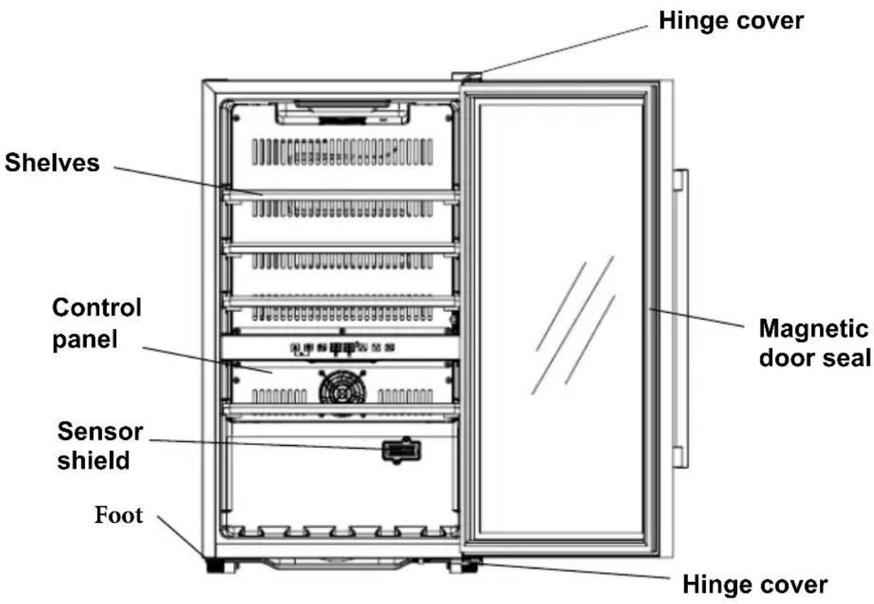 CONTINENTAL EDISON CECWC492ZC - DESCRIPTION OF THE APPLIANCE - 1