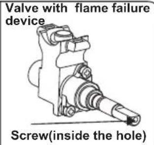 CONTINENTAL EDISON CECDF6060IX - Adjusting the minimum flame position: - 2
