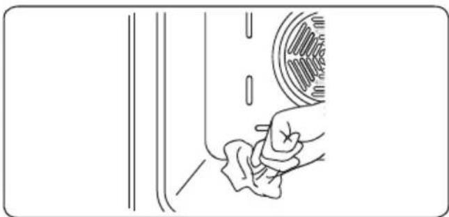 CONTINENTAL EDISON CECDF6060IX - Cleaning the Inside of the Oven - 1
