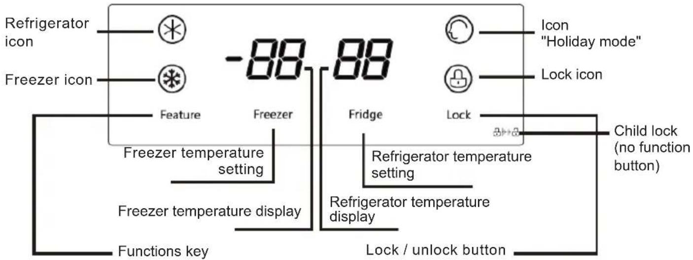 CONTINENTAL EDISON CERA612APPB - CONTROL PANEL - 1