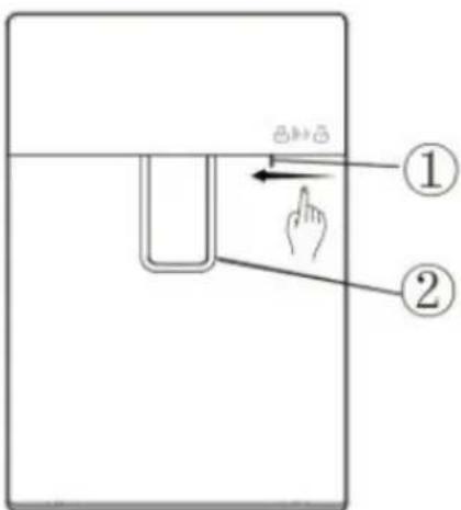 CONTINENTAL EDISON CERA612APPB - INSTRUCTIONS FOR USING THE CHILD SAFETY LOCK LEVER - 1