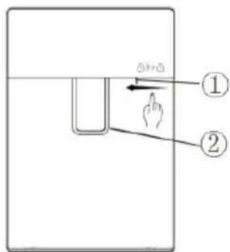 CONTINENTAL EDISON CERA612APPB - INSTRUCTIONS D'UTILISATION DU LEVIER DE VERROUILLAGE SÉCURITÉ-ENFANTS - 1