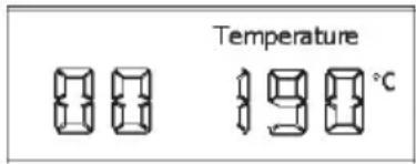 Temperature 80 190°C