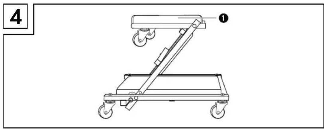 POWERFIX PRW 2 A1 - Trasformazione da carrello a sgabello - 2