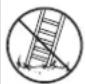 POWERFIX 1110531401 - - Avvertenze per la sicurezza relative all'utilizzo della scala - 14