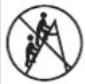 POWERFIX 1110531401 - - Avvertenze per la sicurezza relative all'utilizzo della scala - 9