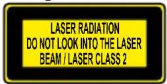 POWERFIX HG00304 - Danger from laser radiation - 1