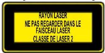 POWERFIX HG00304 - Risque lie au rayon laser - 1