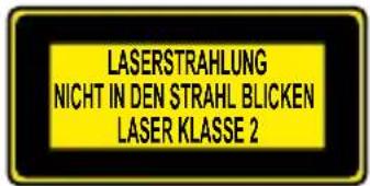 POWERFIX HG00304 - Gefahr durch Laserstrahlung - 1