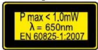 POWERFIX HG00304 - Fare på grund af laserstråling - 2