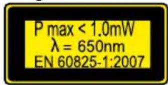 POWERFIX HG00304 - Gevaar door laserstraling - 2