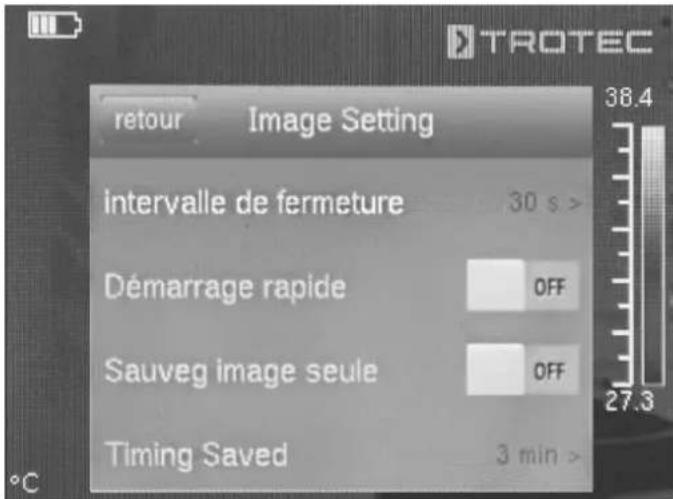 TROTEC XC600 - Sous-menu Image - 1