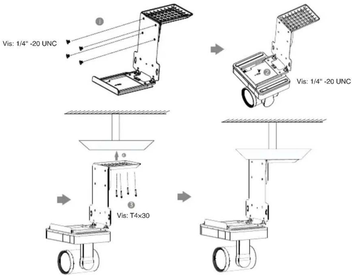 Yealink UVC86 - - Mount on the Ceiling - 1