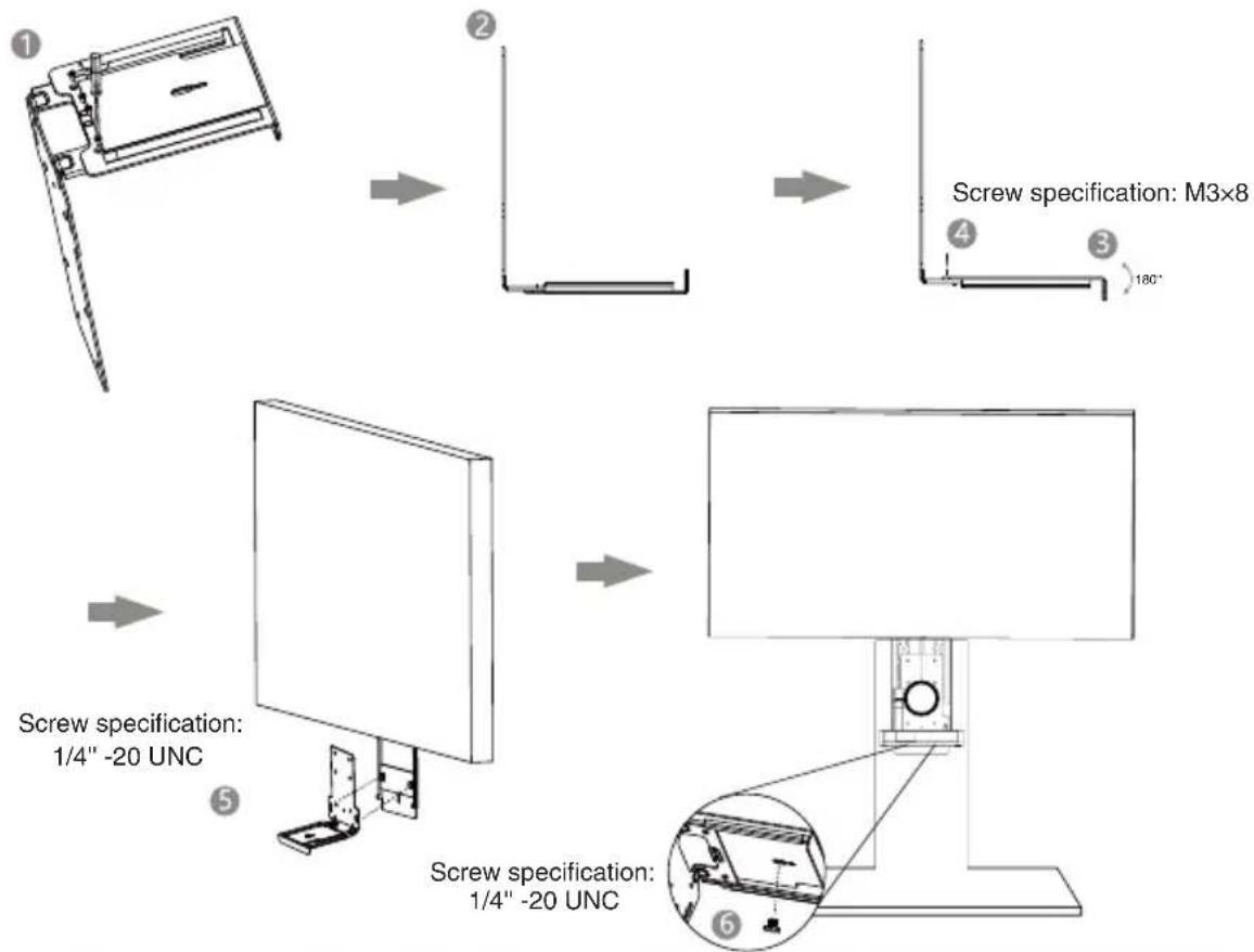 Yealink UVC86 - - Mount onto a TV Mount2 - 1