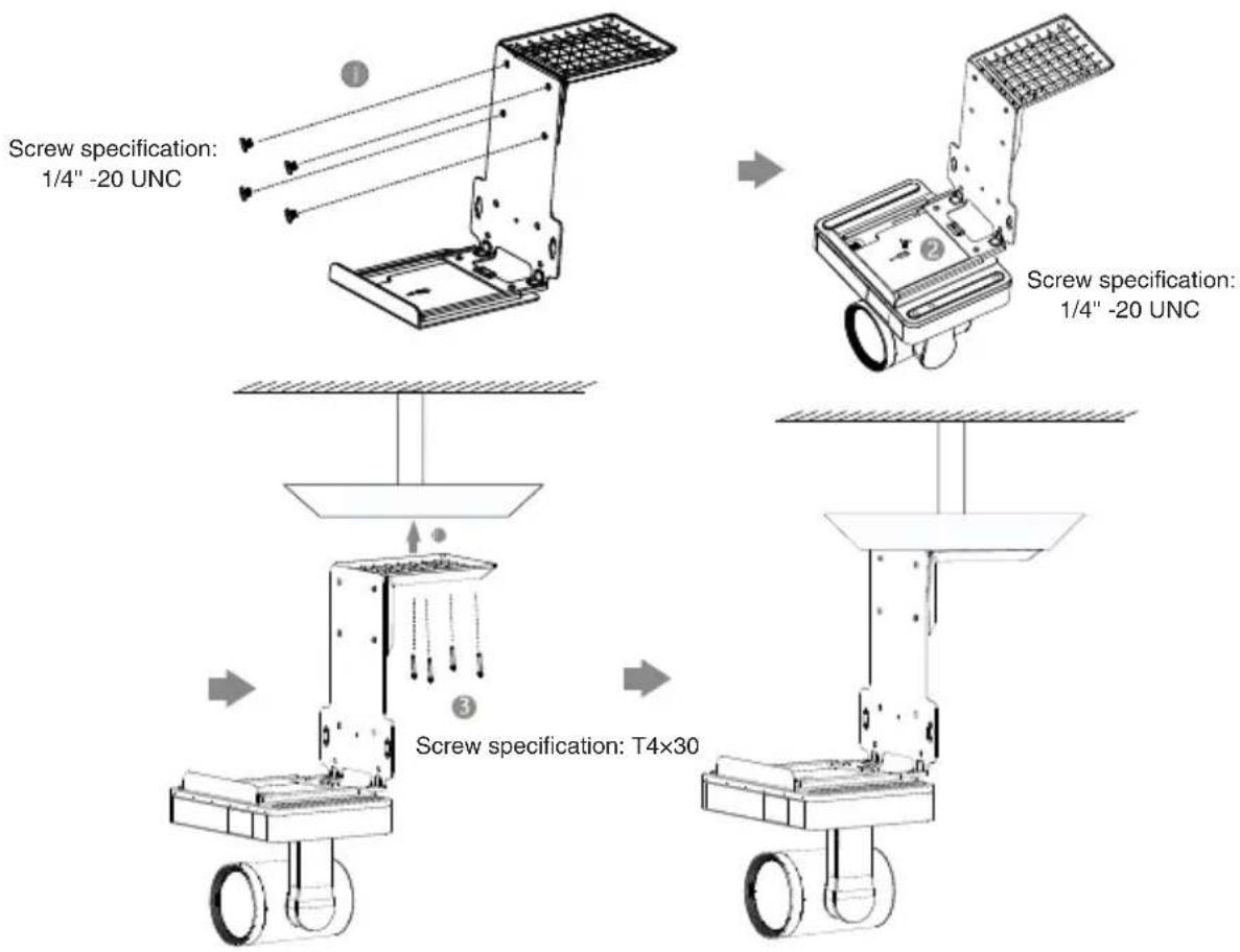 Yealink UVC86 - - Mount on the Ceiling - 1