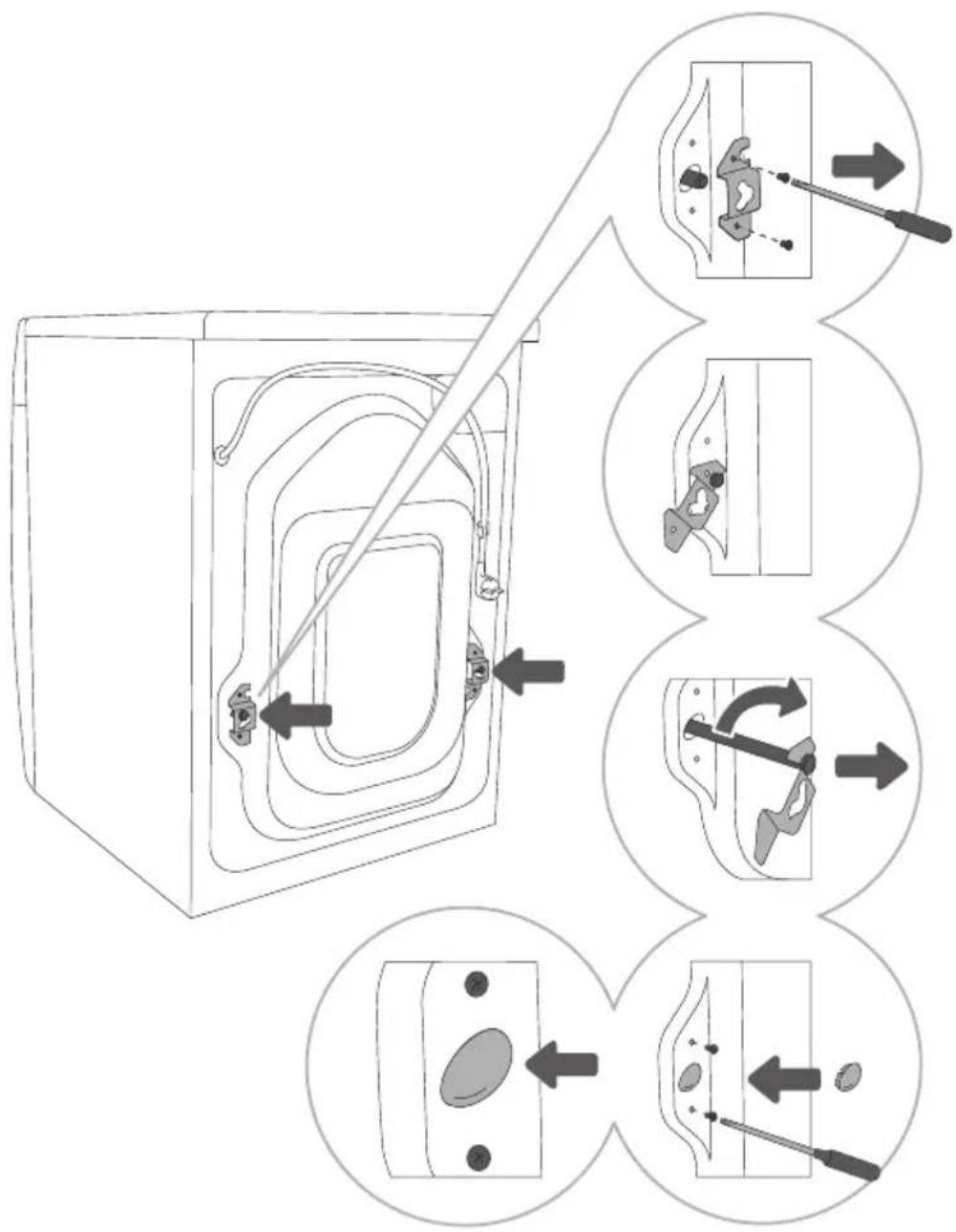 GORENJE WNEI14BS - DÉPOSE DES PROTECTIONS DE TRANSPORT - 1