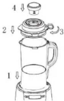 CONTINENTAL EDISON CEBC1000B - For cool and hot blending processing: - 1
