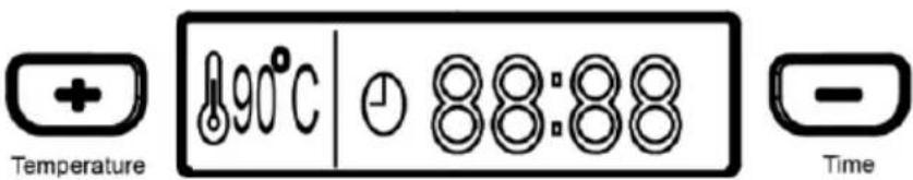 CONTINENTAL EDISON CEBC1000B - Panneau de contrôle manuel : - 1