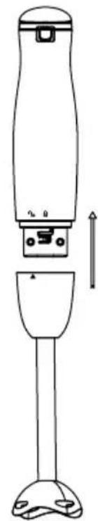 CONTINENTAL EDISON CEHB01 - Pour utiliser le mixeur plongeant - 1
