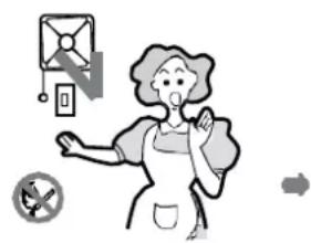 CONTINENTAL EDISON CECTG4GFVW - If you smell gas \* seems to run away, do the following: - 1
