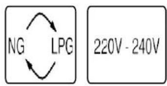 CONTINENTAL EDISON CECTG4GFVW - Warnings - 2