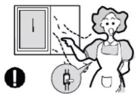CONTINENTAL EDISON CECTG4GFVW - If you smell gas \* seems to run away, do the following: - 2