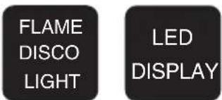 FLAME DISCO LIGHT LED DISPLAY