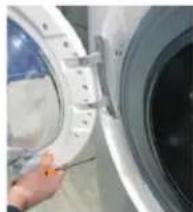 HAIER HW08CPW14639N - BISAGRA | TIPO 1 HERRAMIENTAS - LLAVE TORX 25 - 5