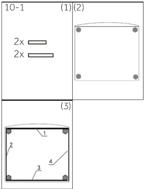 10-1 (1) (2) 2x 2x (3)