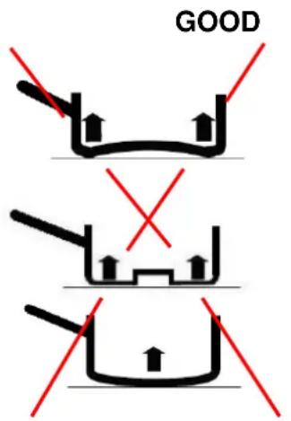 Schock PC78 Bridge - 1-3 Quality of the pans: - 1