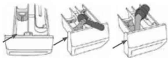 INVENTUM VWM9001W - À L'AIDE D'UN TIROIR DISTRIBUTEUR - 1
