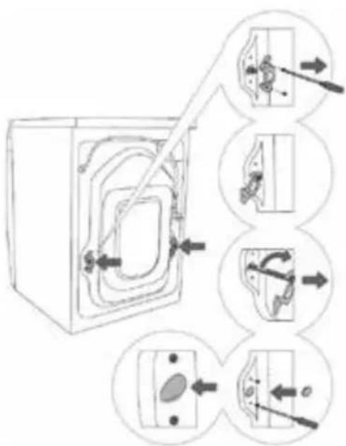 INVENTUM VWM9001B - DéPOSE DES TIGES DE BLOCAGE - 2
