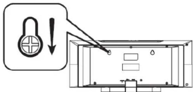 Trevi HCV 10D35 DAB - Driving screws: Installing the unit: - 7