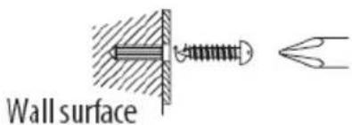 Trevi HCV 10D35 DAB - Driving screws: Installing the unit: - 5