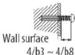 Trevi HCV 10D35 DAB - Driving screws: Installing the unit: - 6