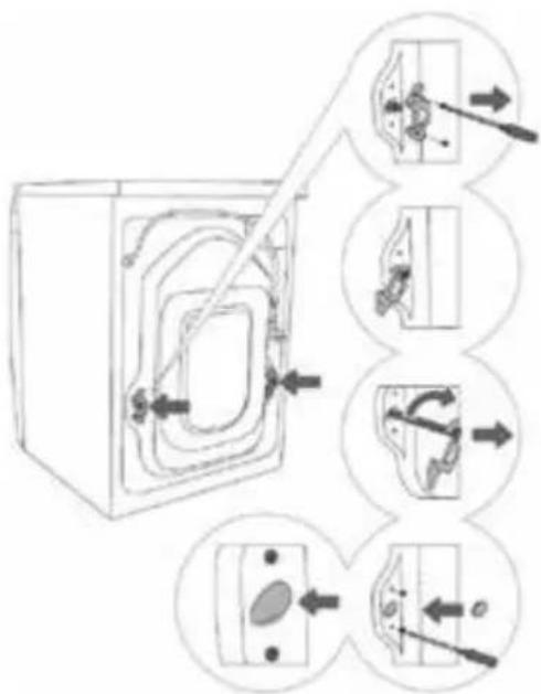 INVENTUM VWM8001W - DÉPOSE DES TIGES DE BLOCAGE - 2