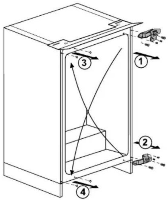 BEKO B 1803 N - Türanschlag umkehren - 1