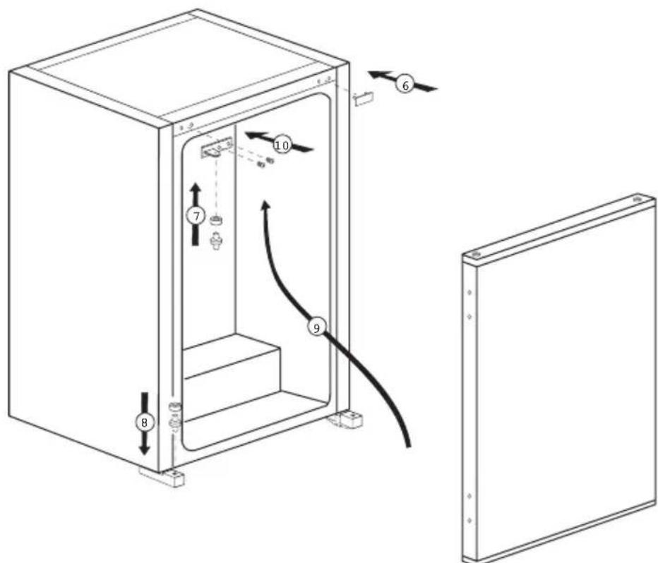 BEKO B 1803 N - Inversione degli sportelli - 2