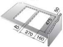 ILVE HCB70CN - Dimension des espaces d'encastrement - 2