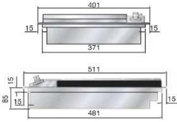 ILVE HCB60CN - Dimension des espaces d'encastrement - 3