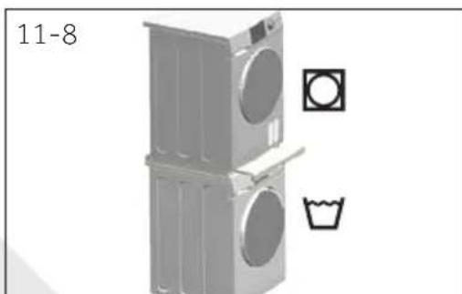HAIER HD90A2979 - Obratenie otvarania dveri (len pre modely s hmotnostou 8 / 9kg ) - 5