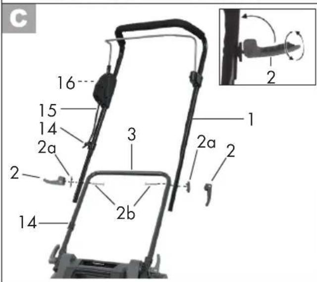 PARKSIDE PRMA 40Li A3 - Cortacésped recargable de 40 V - 4