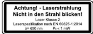 PARKSIDE PZKS 2000 A1 - Laser de classe 2 - 1