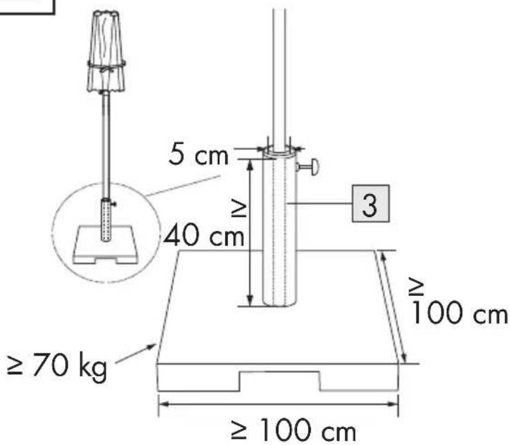 FLORABEST HG06994 - PARASOL DOUBLE 1,5 X 3,0 M - 3